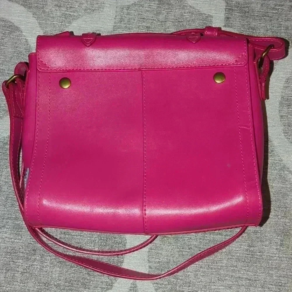 Pink Leather Crossbody Bag IIIBeCa by Joy Gryson